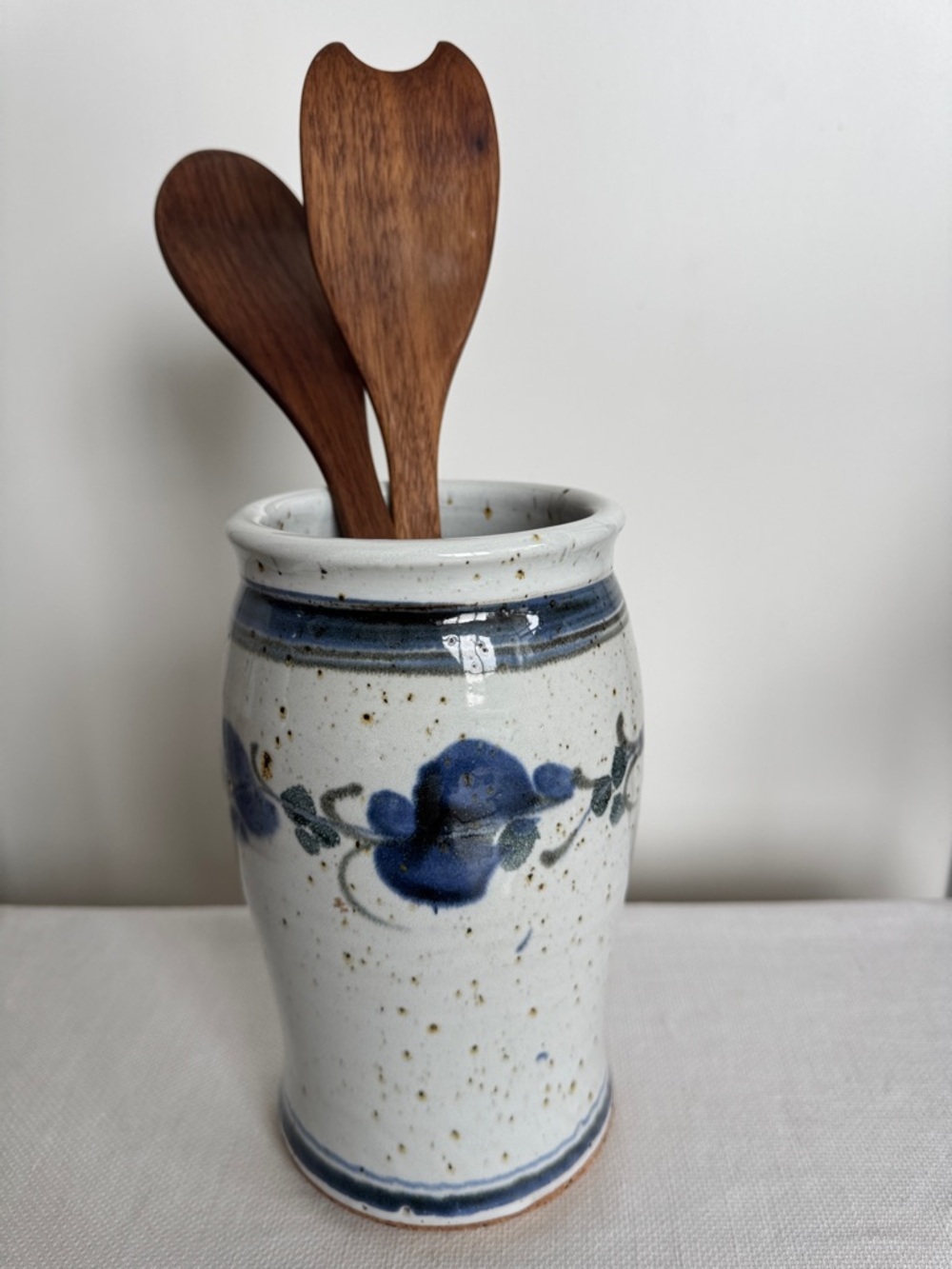 Handmade Pottery Utensils Holder